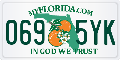 FL license plate 0695YK