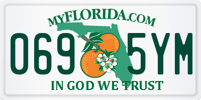 FL license plate 0695YM