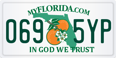 FL license plate 0695YP
