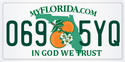 FL license plate 0695YQ