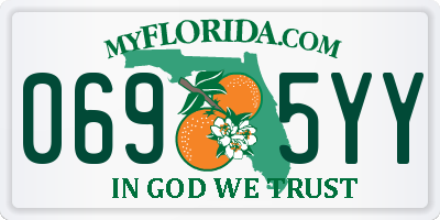 FL license plate 0695YY
