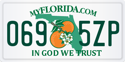 FL license plate 0695ZP