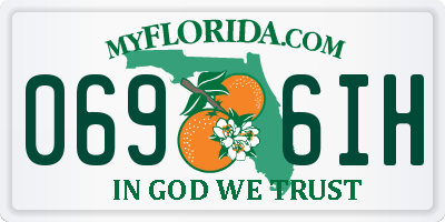FL license plate 0696IH