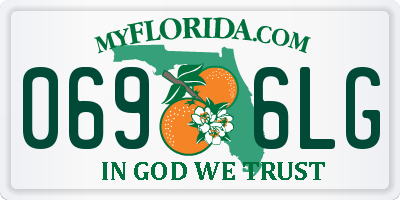 FL license plate 0696LG
