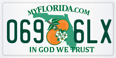 FL license plate 0696LX