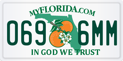 FL license plate 0696MM