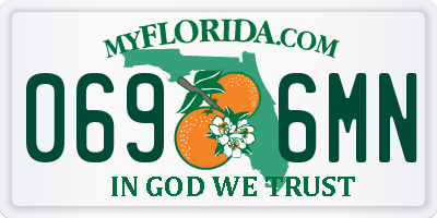 FL license plate 0696MN
