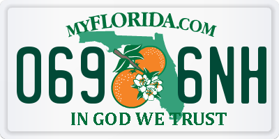 FL license plate 0696NH