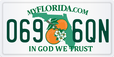 FL license plate 0696QN