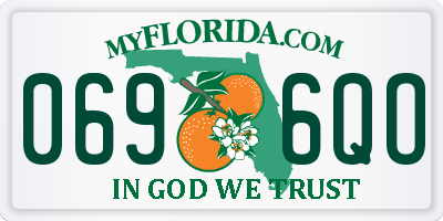 FL license plate 0696QO