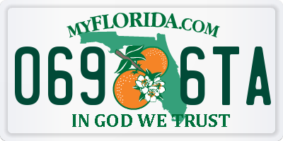 FL license plate 0696TA