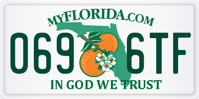 FL license plate 0696TF