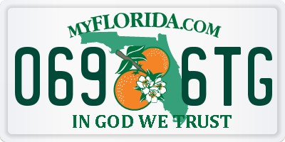 FL license plate 0696TG