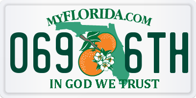 FL license plate 0696TH