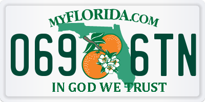 FL license plate 0696TN