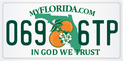 FL license plate 0696TP