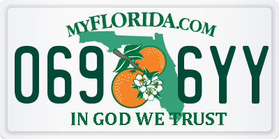 FL license plate 0696YY
