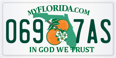 FL license plate 0697AS