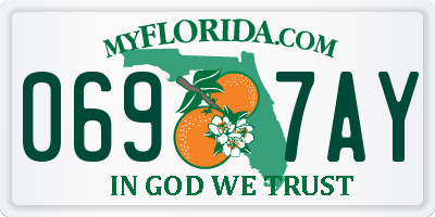 FL license plate 0697AY