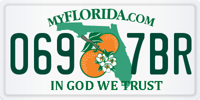 FL license plate 0697BR