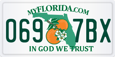 FL license plate 0697BX