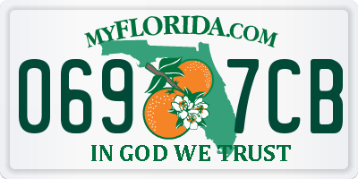 FL license plate 0697CB
