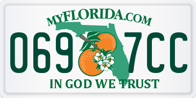 FL license plate 0697CC