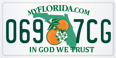 FL license plate 0697CG