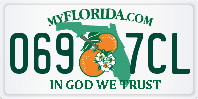 FL license plate 0697CL