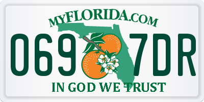 FL license plate 0697DR