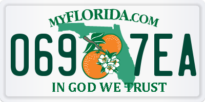 FL license plate 0697EA