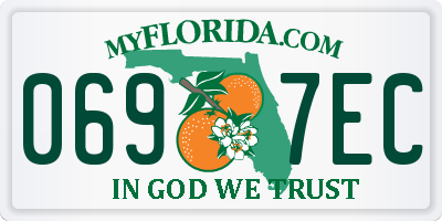FL license plate 0697EC