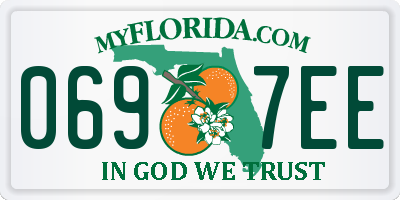 FL license plate 0697EE