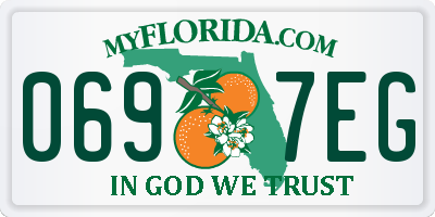 FL license plate 0697EG
