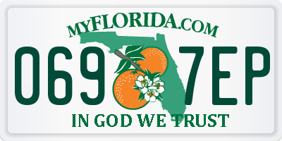 FL license plate 0697EP