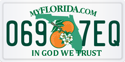 FL license plate 0697EQ