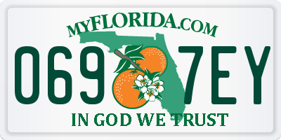 FL license plate 0697EY