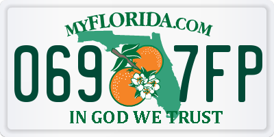FL license plate 0697FP