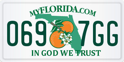 FL license plate 0697GG