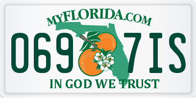 FL license plate 0697IS