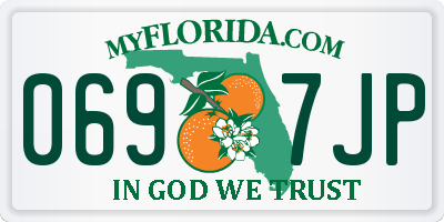 FL license plate 0697JP