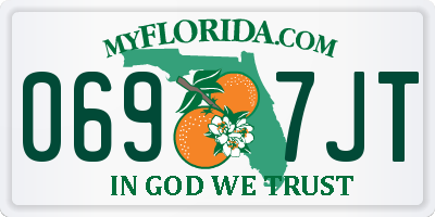 FL license plate 0697JT