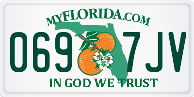 FL license plate 0697JV