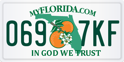 FL license plate 0697KF