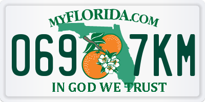 FL license plate 0697KM