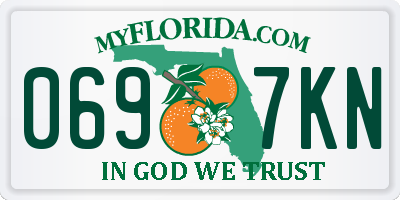 FL license plate 0697KN