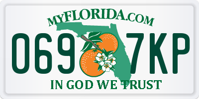 FL license plate 0697KP