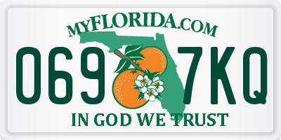 FL license plate 0697KQ