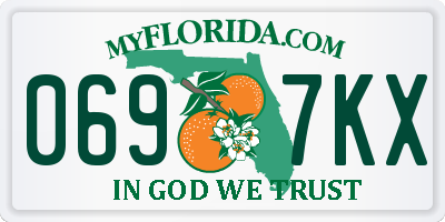 FL license plate 0697KX