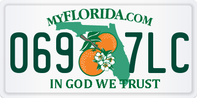 FL license plate 0697LC